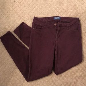 Old navy plum pants